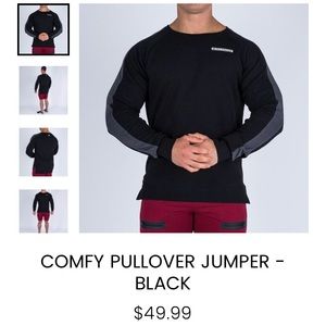 COMFY PULLOVER JUMPER - BLACK